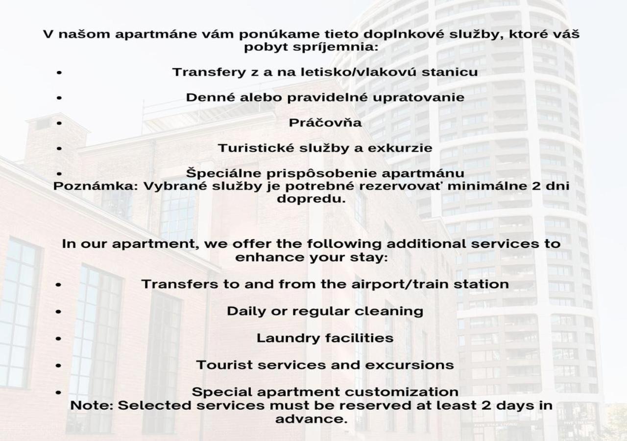 Skau Gajova Family Two Bedroom Apartment With A Terrace Free Parking Братислава Экстерьер фото
